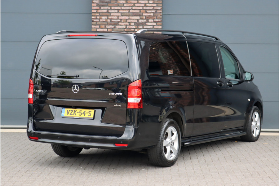 Mercedes-Benz Vito 119 CDI 4X4 Extra Lang DC Comfort Aut9 | Trekhaak | Camera | Leder | Dodehoekassistent | Spoorassistent | Apple Carplay/Android Auto | DAB |