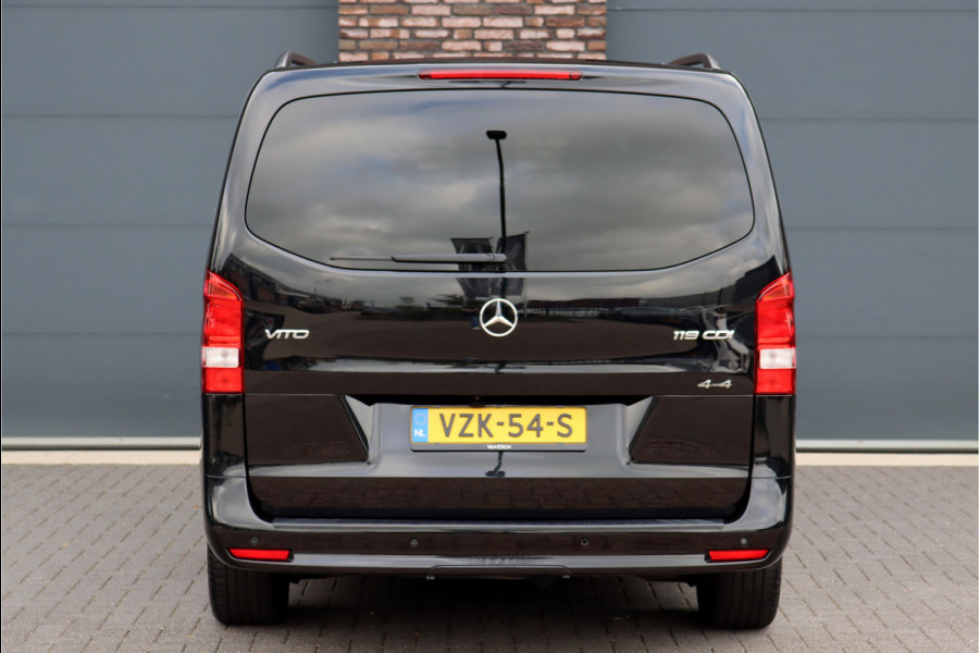 Mercedes-Benz Vito 119 CDI 4X4 Extra Lang DC Comfort Aut9 | Trekhaak | Camera | Leder | Dodehoekassistent | Spoorassistent | Apple Carplay/Android Auto | DAB |