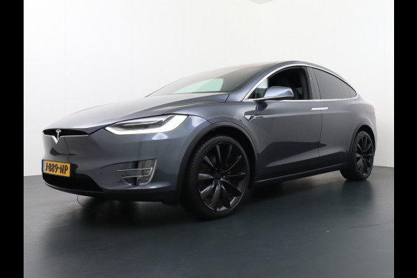 Tesla Model X 100 LR 6p. 22"LM Trekhaaak 2.250KG trekvermogen! 449pk 100kw/h Accu Luchtvering Adaptive Cruise  FSD-vb PanoDak Elektr.Vleugelde Elektr.Aklep en A-Deuren Adaptive Led Verlichting Audio Premium Adaptief Onderstel ! Bordherkenning Sproeiers/Bladen Verwarmd Long Range AutoPilot Premium-Interieur+Essenhout Sentry Mode Vale tot 200kw DC laden tot 16,5 AC laden Garantie tot 9-2028/240.000 km (ACCU/Aandrijflijn)