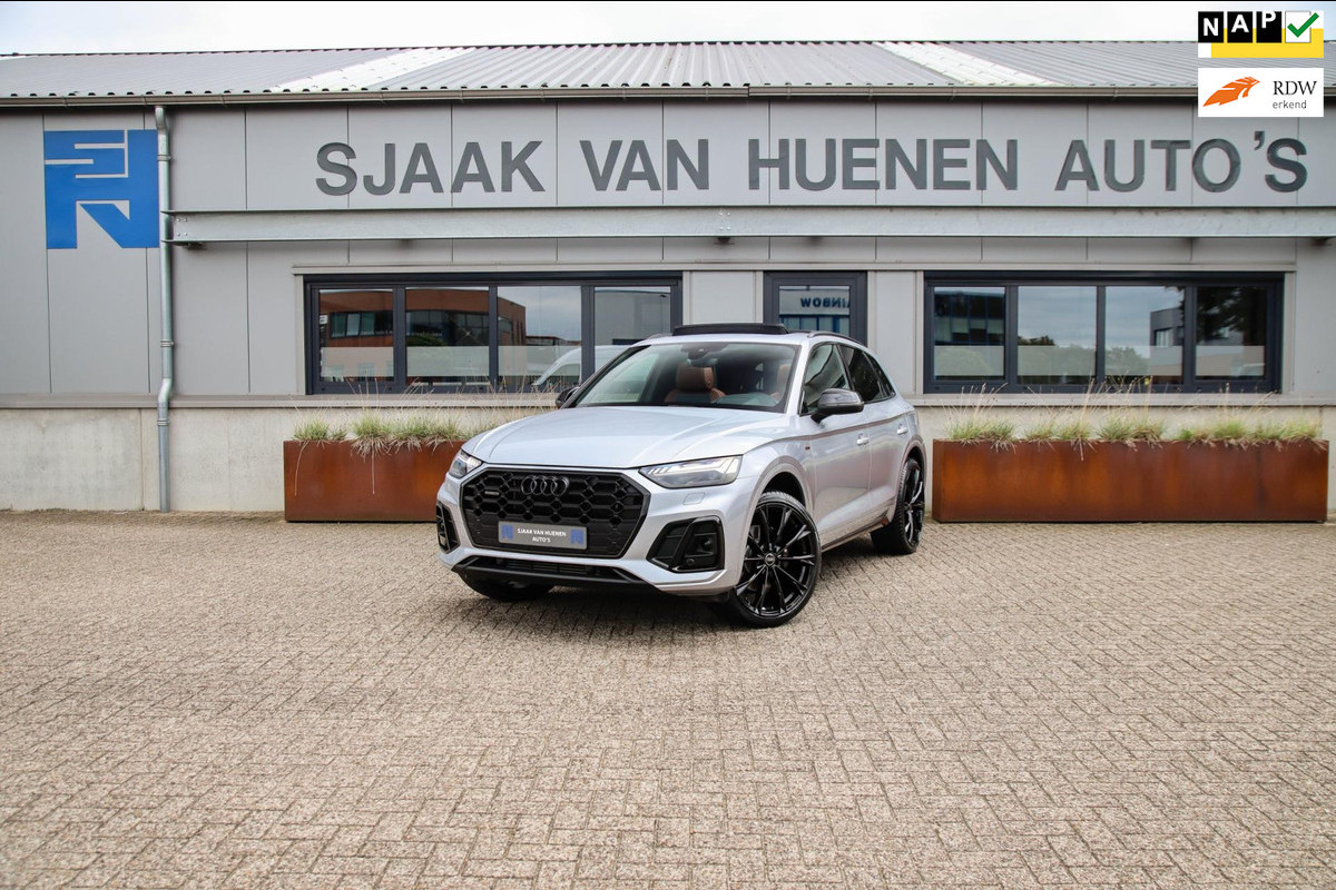 Audi Q5 55 TFSI e Quattro Competition Pro Line S S-Line 367pk Automaat|NIEUW MODEL|Panoramadak|Virtual Cockpit|LED Matrix|Trekhaak