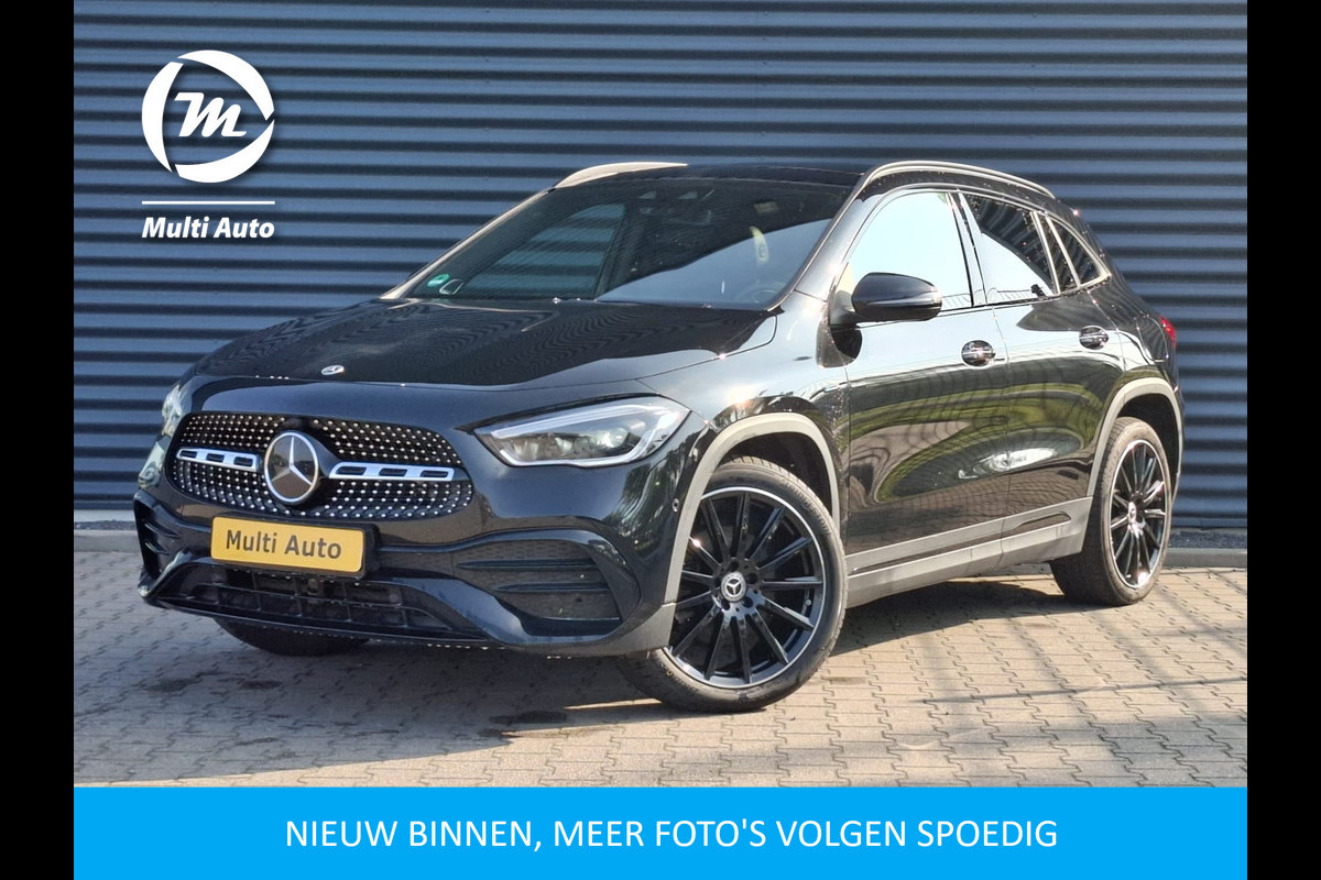 Mercedes-Benz GLA 250 e AMG Line 218pk Plug in Hybrid PHEV | Panodak | Lederen Sportstoelen Memory & Massage | Burmester | Adaptive Cruise | Apple Carplay | L.M. 20" | Sfeerverlichting | Navigatie | Camera |