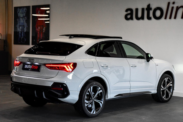 Audi Q3 Sportback 45 TFSI e S-Line. BTW, Pano, Sonos, Keyless, Camera, Dodeh, Matrix, CarPlay!