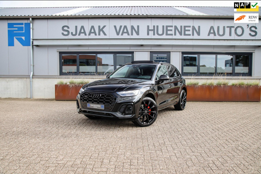 Audi Q5 55 TFSI e Quattro Competition Pro Line S S-Line 367pk Automaat|NIEUW MODEL|Panoramadak|Virtual Cockpit|Matrix|Camera|Black