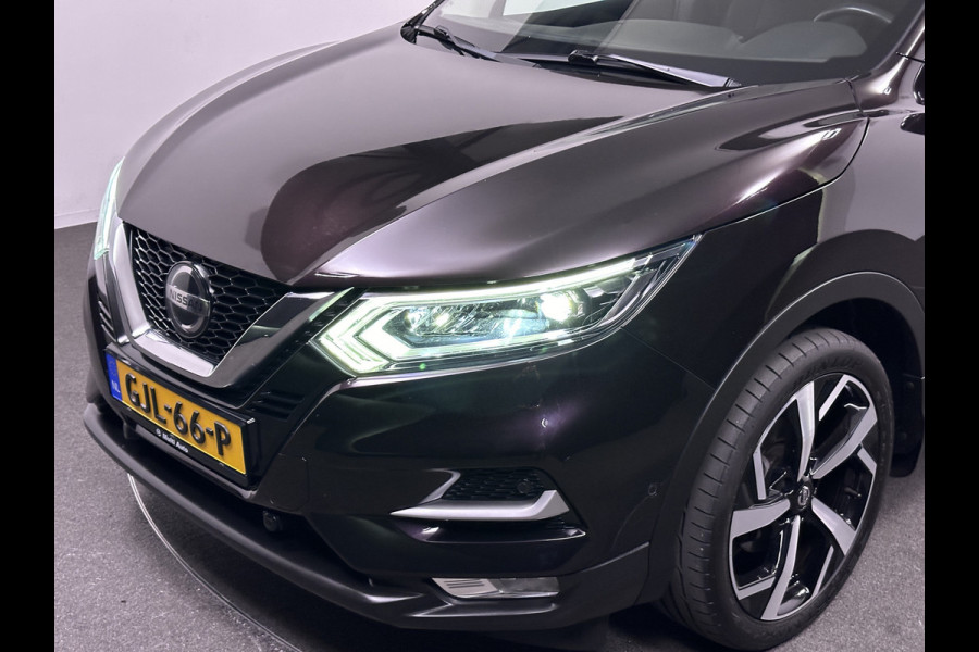 Nissan QASHQAI 1.3 DIG-T Tekna Bose 159PK | Panodak | Led Koplampen | Sportstoelen Verwarmd | 360 Camera | 19"L.M | Navi | DAB | Carplay | Navi | Cruise Control |