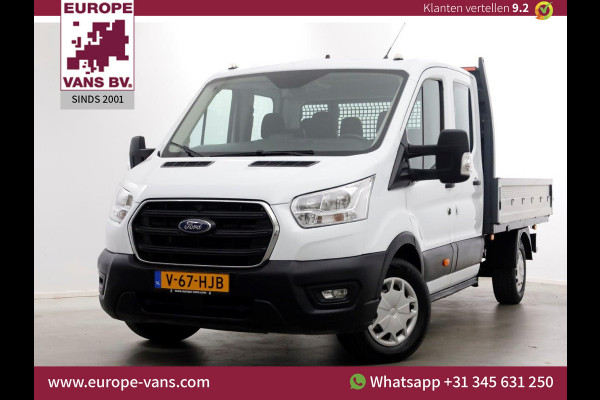 Ford Transit 350 2.0 TDCI 130pk L3H1 D.C. Trend Open Laadbak Trekhaak 2800kg 11-2021