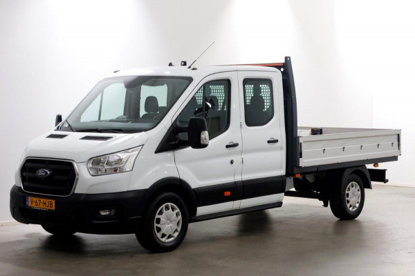 Ford Transit 350 2.0 TDCI 130pk L3H1 D.C. Trend Open Laadbak Trekhaak 2800kg 11-2021