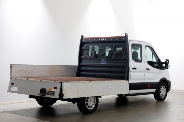 Ford Transit 350 2.0 TDCI 130pk L3H1 D.C. Trend Open Laadbak Trekhaak 2800kg 11-2021