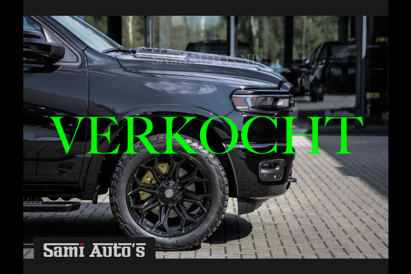 Dodge Ram 2025 LARAMIE NIGHT PREMIUM | BOM VOL + 14.4 INCH SCHERM BOM VOL | LUCHTVERING | HUD | HURRICAN 420PK 636 Nm TWIN TURBO | PRIJS M DUBBELE CABINE | PICK UP | 5 PERSOONS | DC | GRIJSKENTEKEN | VOORRAAD NR 2199 - 4973