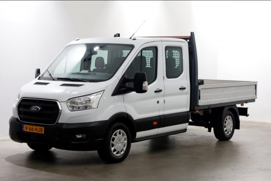 Ford Transit 350 2.0 TDCI 130pk L3H1 D.C. Trend Open Laadbak Trekhaak 2800kg 11-2021