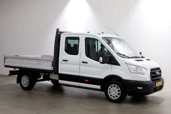 Ford Transit 350 2.0 TDCI 130pk L3H1 D.C. Trend Open Laadbak Trekhaak 2800kg 11-2021