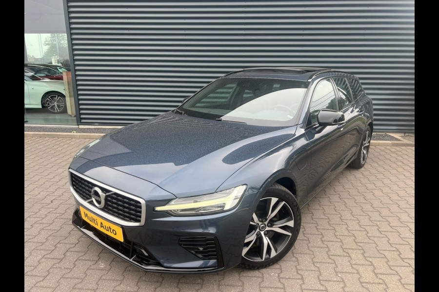 Volvo V60 T8 Twin Engine AWD R-Design Plug in Hybrid PHEV | Panodak | Trekhaak af Fabriek | Led | Carplay | Sportstoelen Leder |