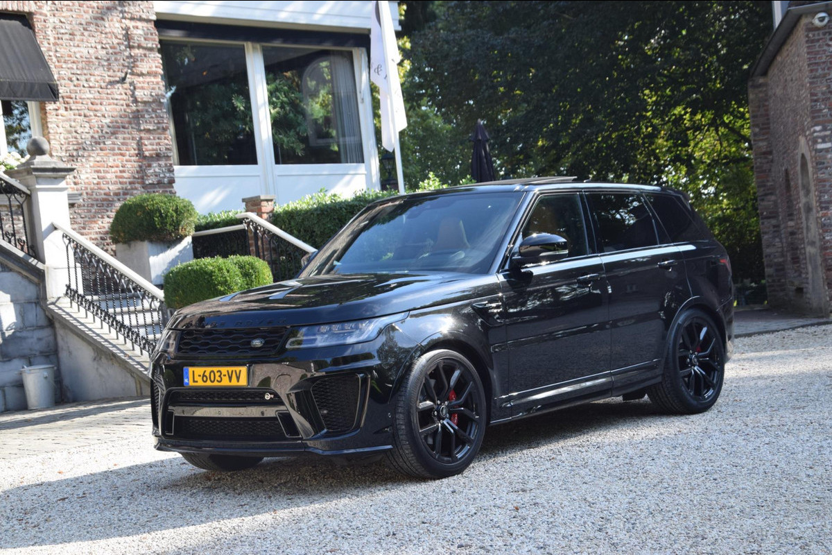 Land Rover Range Rover Sport P575 SVR Panorama Ultimate Black Navi|Leder|Dealer onderhouden|