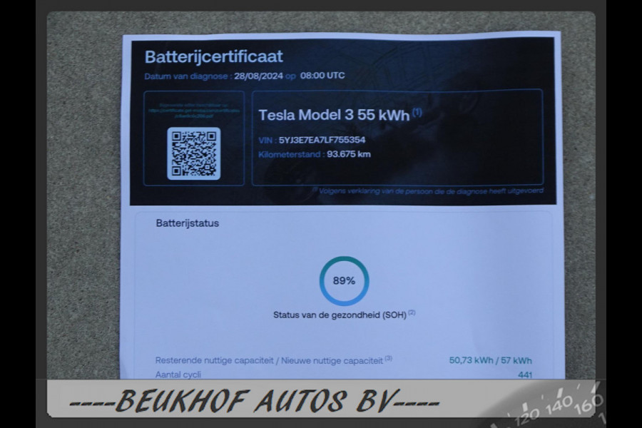 Tesla Model 3 Standard RWD Plus 325pk Panoramadak Leer Navi