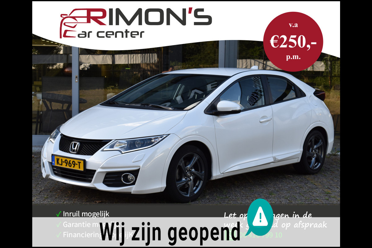 Honda Civic 1.4 Elegance Navi Camera 1 Ste Eigenaar Stoelverwarming