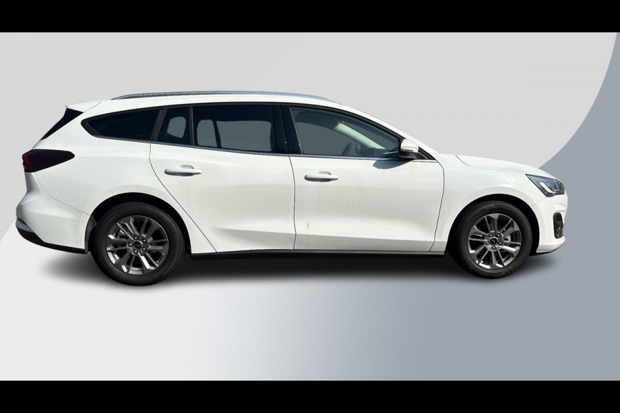 Ford FOCUS Wagon 1.0 EcoBoost Hybrid Titanium SCI 125pk | Ford Voorraad Winterpack | Frozen White | SYNC4 | Apple carplay | Android Auto