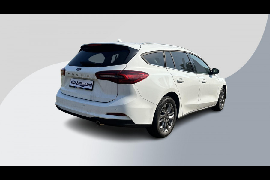 Ford FOCUS Wagon 1.0 EcoBoost Hybrid Titanium SCI 125pk | Ford Voorraad Winterpack | Frozen White | SYNC4 | Apple carplay | Android Auto