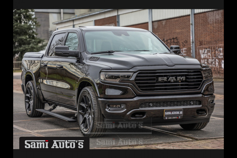 Dodge Ram 1500 LONGHORN BLACK OPS | ALL-IN PRIJS | HUD & VIRTUAL | PRIJS MET LPG + HEAD UP ADG + DEKSEL + PANORAMADAK GWJ + LUCHTVERING SE CREW CAB | DUBBELE CABINE | 5,7L V8 HEMI 402 PK 4X4 | 5 PERSOONS | GRIJSKENTEKEN | VOORRAAD NR 2185 - 9547