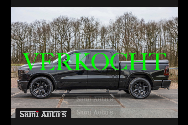 Dodge Ram 1500 LONGHORN BLACK OPS | ALL-IN PRIJS | HUD & VIRTUAL | PRIJS MET LPG + HEAD UP ADG + DEKSEL + PANORAMADAK GWJ + LUCHTVERING SE CREW CAB | DUBBELE CABINE | 5,7L V8 HEMI 402 PK 4X4 | 5 PERSOONS | GRIJSKENTEKEN | VOORRAAD NR 2184 - 4966