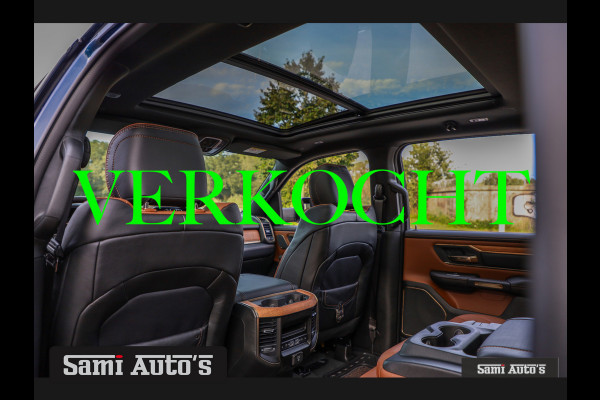 Dodge Ram 1500 LONGHORN BLACK OPS | ALL-IN PRIJS | HUD & VIRTUAL | PRIJS MET LPG + HEAD UP ADG + DEKSEL + PANORAMADAK GWJ + LUCHTVERING SE CREW CAB | DUBBELE CABINE | 5,7L V8 HEMI 402 PK 4X4 | 5 PERSOONS | GRIJSKENTEKEN | VOORRAAD NR 2184 - 4966