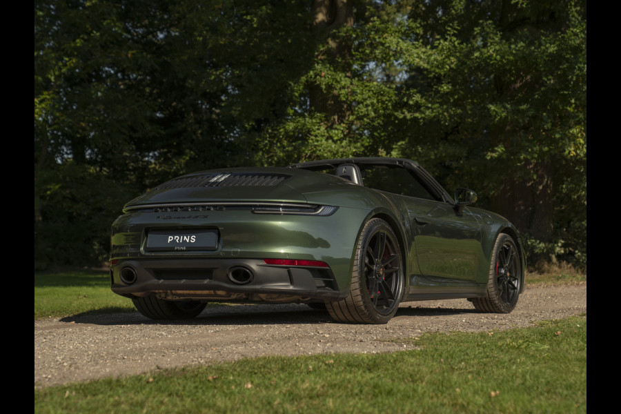 Porsche 911 Cabrio 992 Carrera 4 GTS | PTS Oak Green | SportDesign | Full Xpell PPF | 1e eigenaar