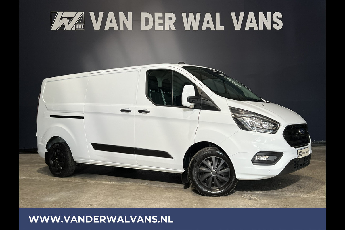 Ford Transit Custom 2.0 TDCI 131pk L2H1 Euro6 Airco | Apple Carplay | LED | Cruisecontrol Android Auto, Stoelverwarming, Verwarmde voorruit, Parkeersensoren, Bijrijdersbank, 2800kg trekvermogen