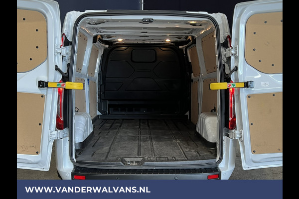 Ford Transit Custom 2.0 TDCI 131pk L2H1 Euro6 Airco | Apple Carplay | LED | Cruisecontrol Android Auto, Stoelverwarming, Verwarmde voorruit, Parkeersensoren, Bijrijdersbank, 2800kg trekvermogen