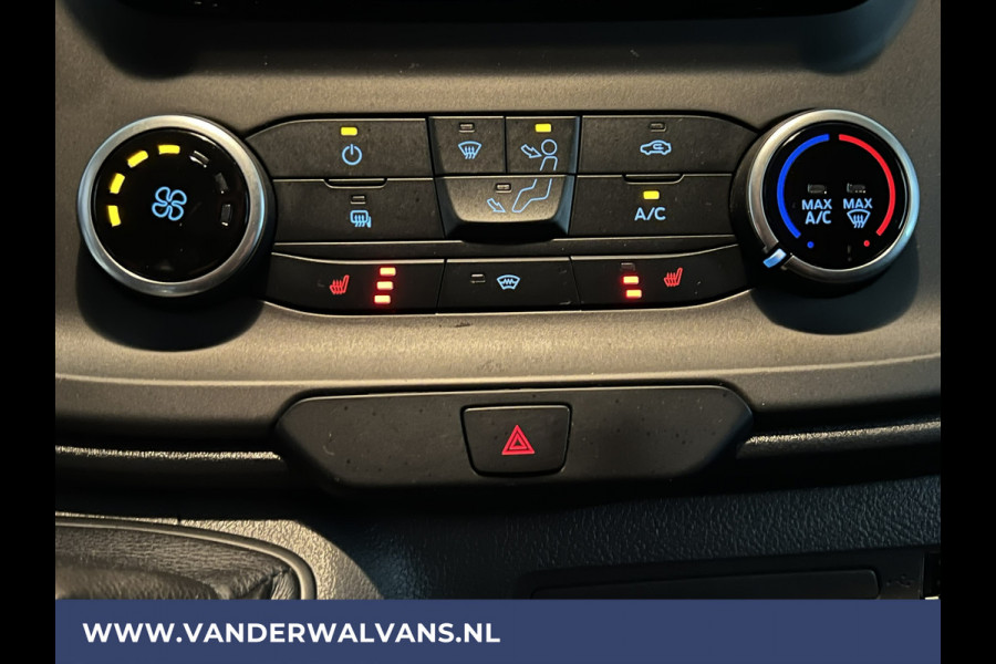 Ford Transit Custom 2.0 TDCI 131pk L2H1 Euro6 Airco | Apple Carplay | LED | Cruisecontrol Android Auto, Stoelverwarming, Verwarmde voorruit, Parkeersensoren, Bijrijdersbank, 2800kg trekvermogen