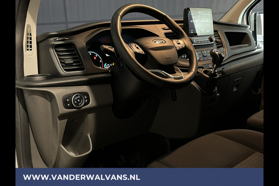 Ford Transit Custom 2.0 TDCI 131pk L2H1 Euro6 Airco | Apple Carplay | LED | Cruisecontrol Android Auto, Stoelverwarming, Verwarmde voorruit, Parkeersensoren, Bijrijdersbank, 2800kg trekvermogen