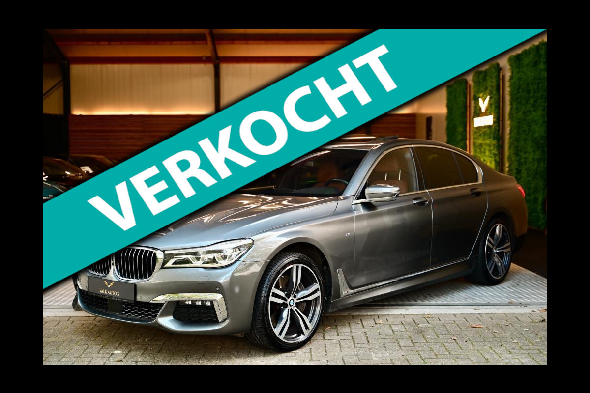 BMW 7 Serie 750i xDrive M-Sport - Stoelventilatie - Adapt. Cruise - Soft-Close - Schuifdak - Zonnerollo -