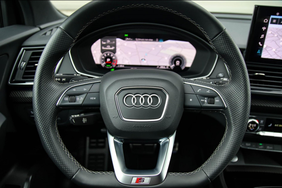 Audi Q5 55TFSI e Quattro Competition Pro Line S S-Line 367pk Automaat|NIEUW MODEL|Virtual Cockpit|Leder elektrisch|Matrix|Trekhaak