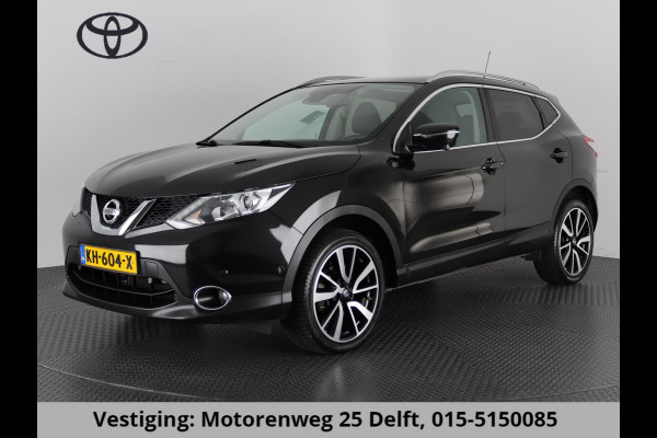 Nissan QASHQAI 1.2 TEKNA LEDER PANODAK 360 CAMERA.LEDER.PDC. GOED ONDERHOUDEN!