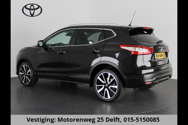 Nissan QASHQAI 1.2 TEKNA LEDER PANODAK 360 CAMERA.LEDER.PDC. GOED ONDERHOUDEN!