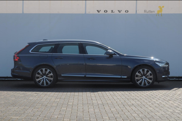 Volvo V90 T6 350PK Automaat Recharge AWD Plus Bright / Adpatieve cruise control/ BLIS/ Elektrische stoelen/ Harman Kardon audio/ Stoel en stuurwielverwarming/ Parkeersensoren met camera