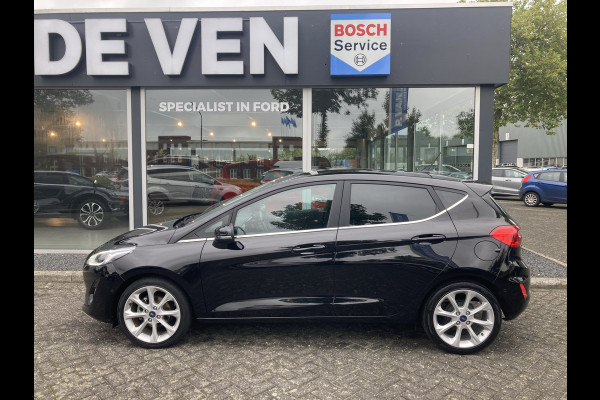 Ford Fiesta 1.0 EcoBoost Titanium 100pk/74kW 6-bak | Adap. Cruise | B&O | Camera | Navigatie | 17 inch | Dab+ | Privacy Glass | etc. etc.