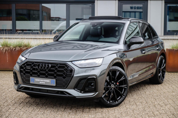 Audi Q5 55 TFSI e Quattro Competition S Edition S-Line 367pk Automaat|Luchtvering|Panoramadak|Virtual Cockpit|OLED Matrix|Trekhaak