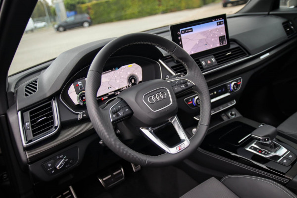 Audi Q5 55 TFSI e Quattro Competition S Edition S-Line 367pk Automaat|Luchtvering|Panoramadak|Virtual Cockpit|OLED Matrix|Trekhaak