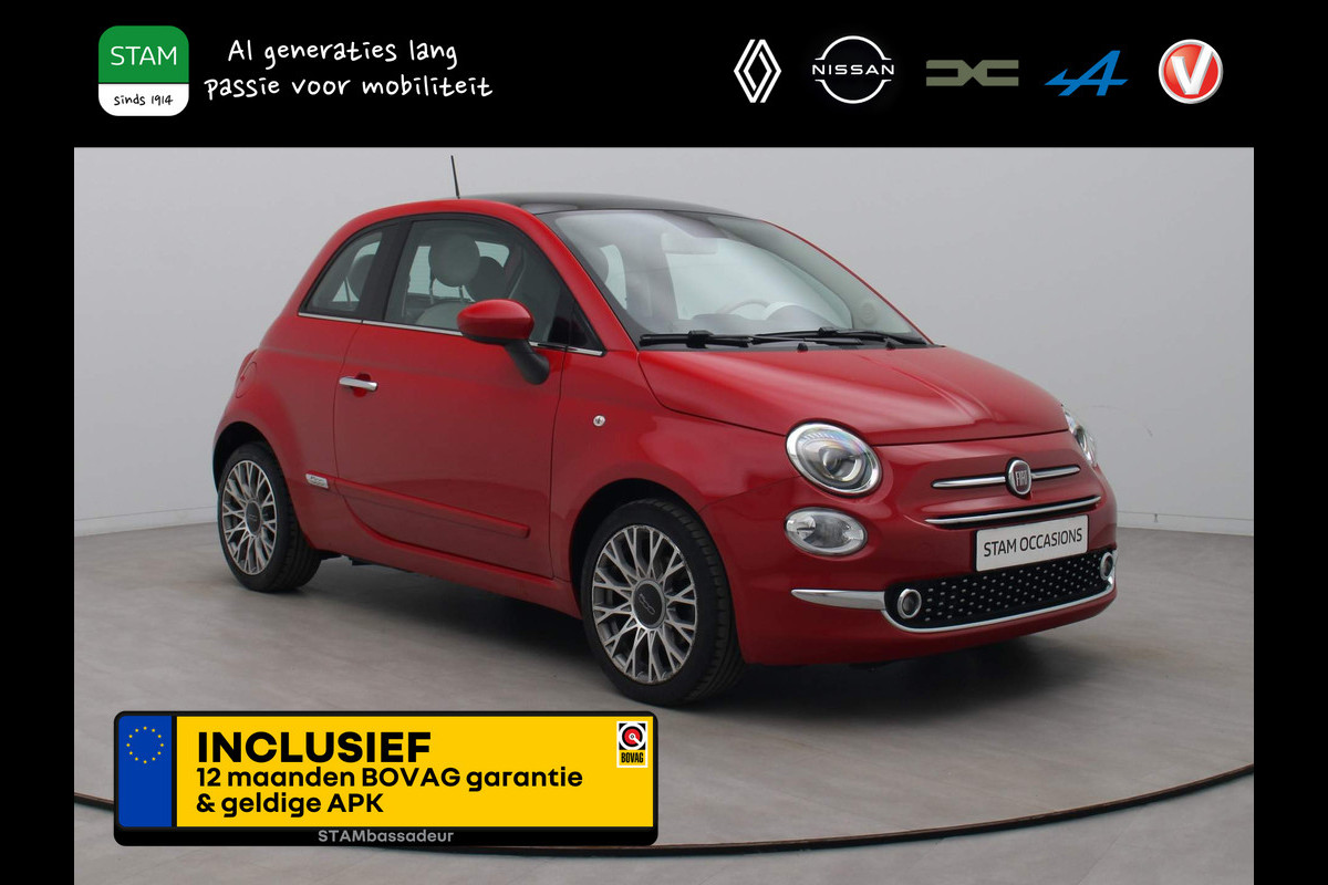 Fiat 500 81pk TwinAir Turbo Lounge Airco | Cruise | Navi | Panoramadak