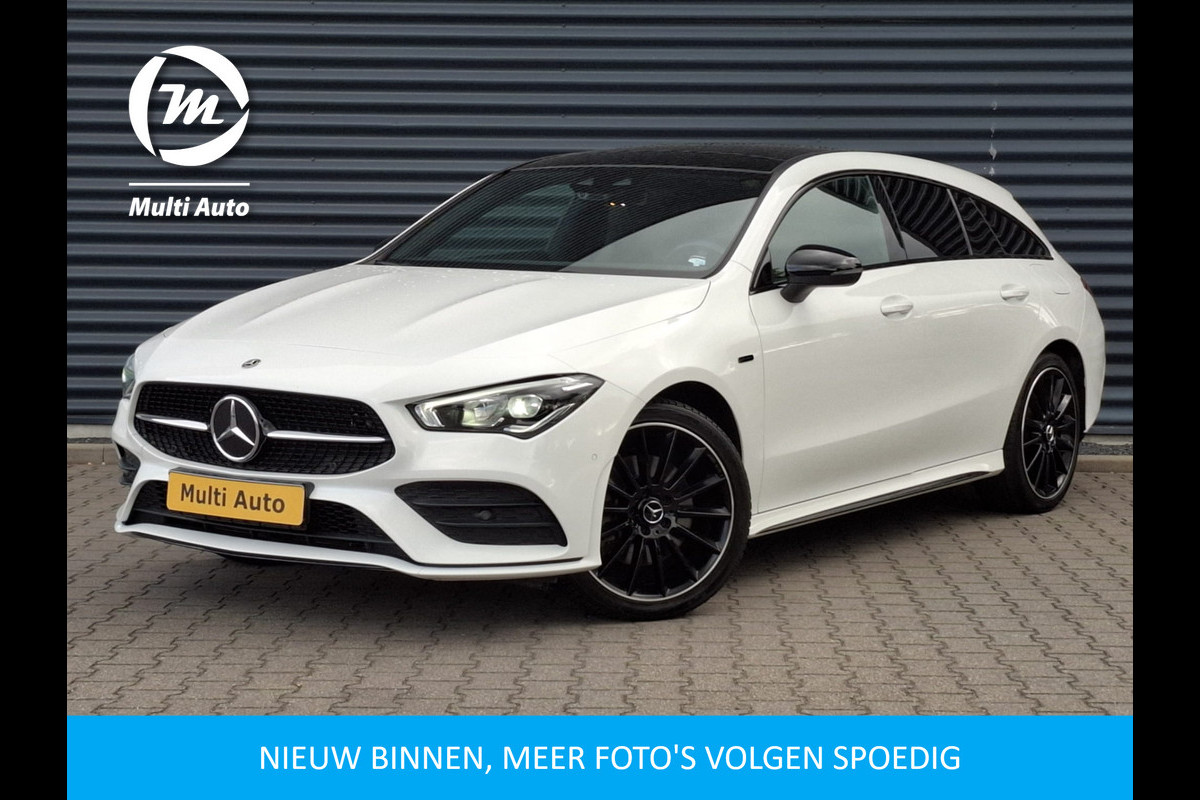 Mercedes-Benz CLA-Klasse Shooting Brake 250 e AMG Night Pakket Plug in Hybrid 218pk PHEV | Panodak | Widescreen Navi MBUX |  Alcantara Sportstoelen | Sfeerverlichting | Apple Carplay  | Camera |