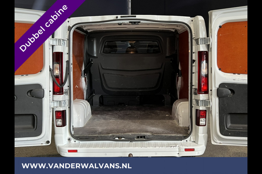 Renault Trafic 2.0 dCi 120pk L2H1 Dubbele Cabine Euro6 Airco | 2x zijdeur | Navigatie | LED | Cruisecontrol Trekhaak, Parkeersensoren, 5-zits