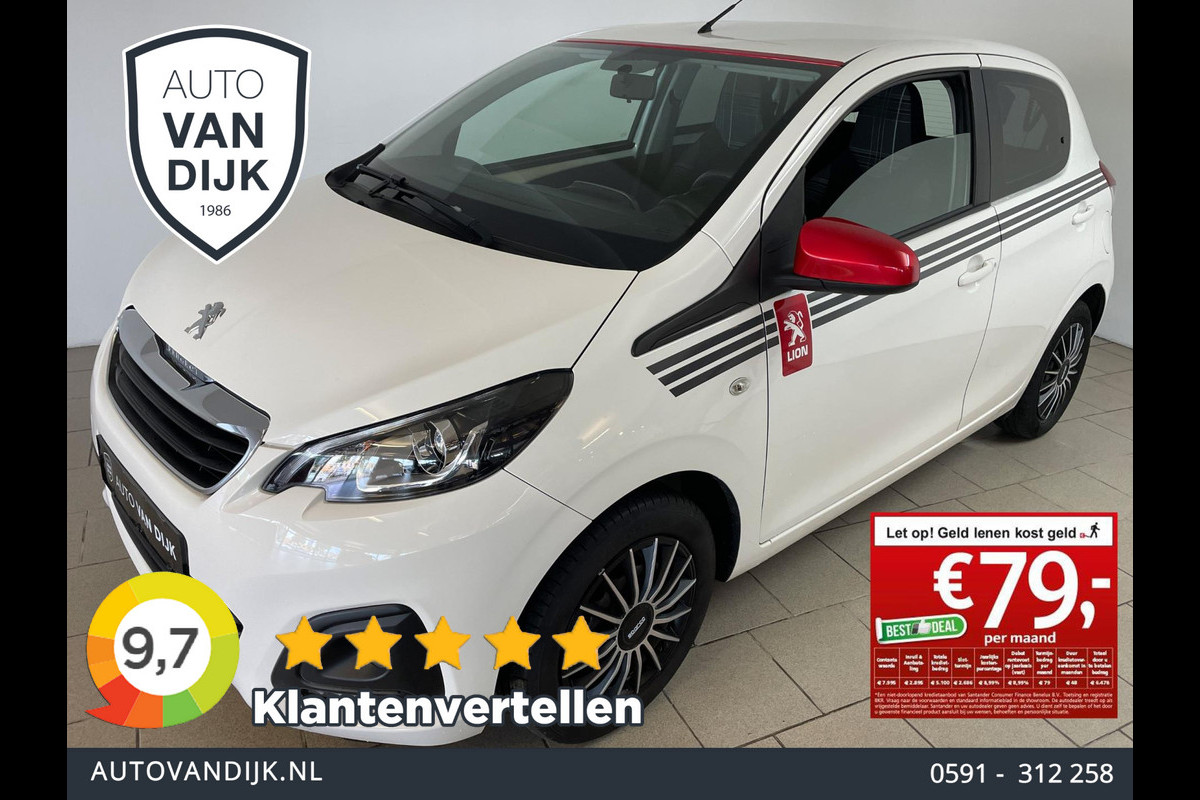 Peugeot 108 1.0 e-VTi Active AIRCO BLUETOOTH ELEK RAMEN CENT VERG MULTI STUUR SPARCO WIELDOPSET PRIVACYGLAS NIEUWSTAAT