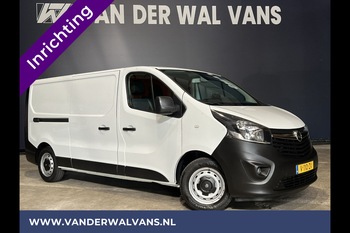 Opel Vivaro 1.6 CDTI 126pk L2H1 inrichting Euro6 Airco | Omvormer | Trekhaak | Camera Cruisecontrol, Parkeersensoren, LED, Bijrijdersbank