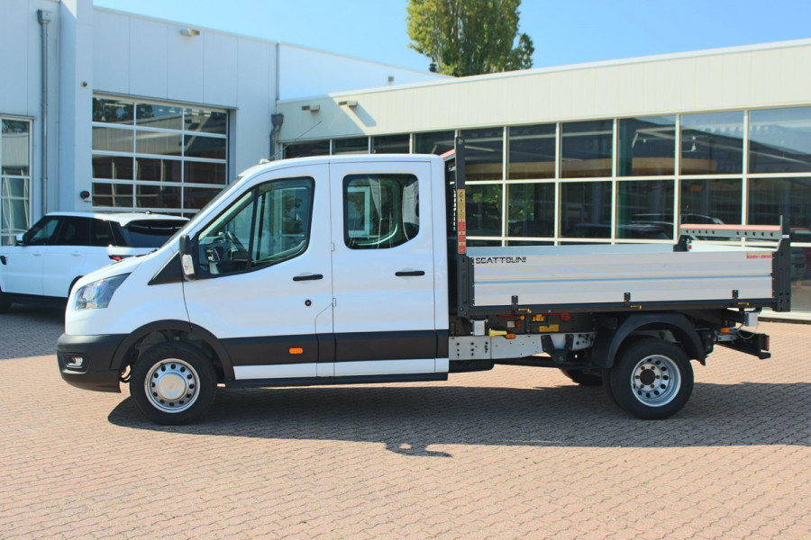 Ford Transit 350 2.0 TDCI L3H1 DC Trend RWD driezijdige kipper 3500 Kg trekvermogen