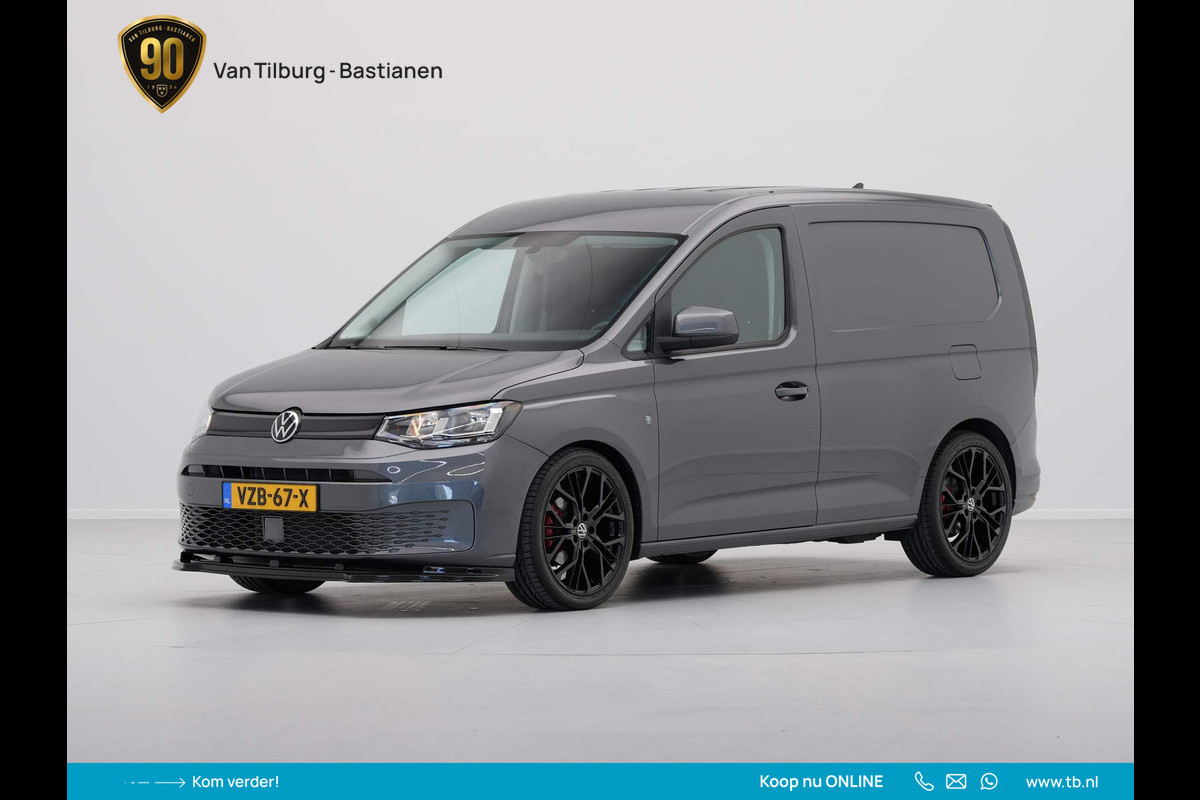 Volkswagen Caddy Cargo 2.0 TDI Style TB Black Edition 19'' Lichtmetalen Velgen Verlagingsset Spoiler Navi via App