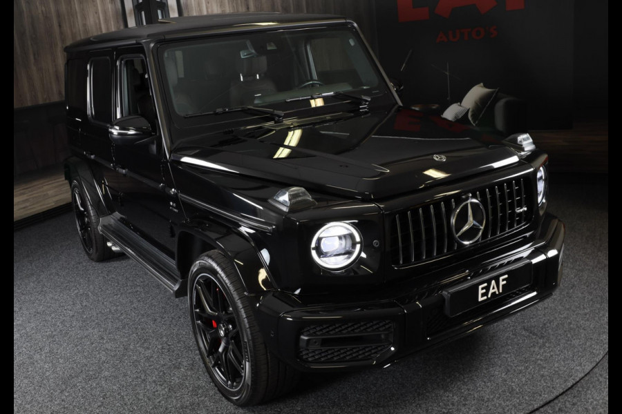 Mercedes-Benz G-Klasse 63 AMG / BTW / Acc / Open Dak / Burmester / Carbon / Koeling / Leder / 360 Camera / Memory / Sfeer / 22 Inc