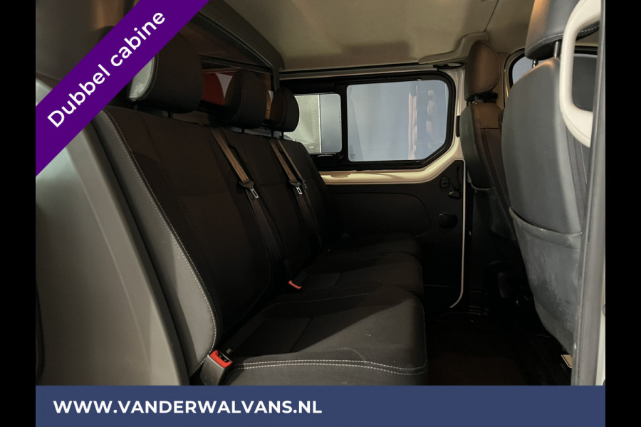 Renault Trafic 2.0 dCi 120pk L2H1 Dubbele Cabine Euro6 Airco | 2x zijdeur | Navigatie | LED | Cruisecontrol Trekhaak, Parkeersensoren, 5-zits