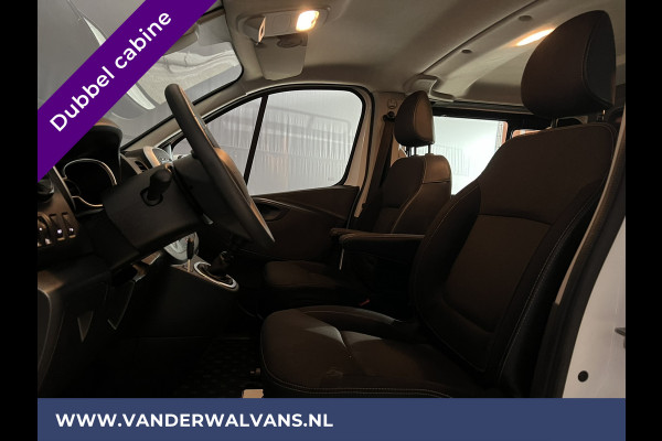 Renault Trafic 2.0 dCi 120pk L2H1 Dubbele Cabine Euro6 Airco | 2x zijdeur | Navigatie | LED | Cruisecontrol Trekhaak, Parkeersensoren, 5-zits