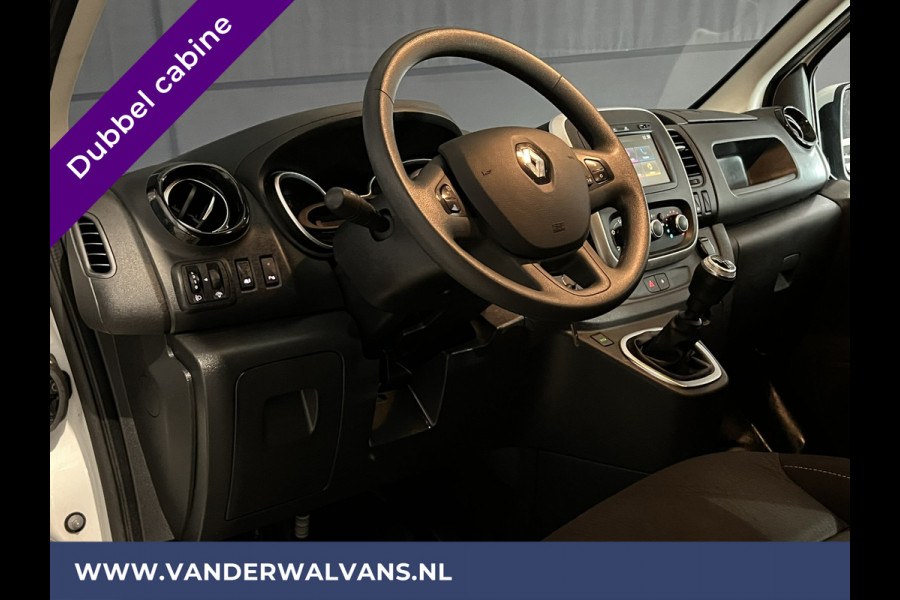 Renault Trafic 2.0 dCi 120pk L2H1 Dubbele Cabine Euro6 Airco | 2x zijdeur | Navigatie | LED | Cruisecontrol Trekhaak, Parkeersensoren, 5-zits