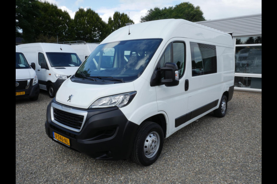 Peugeot Boxer 2.0 BlueHDI 130PK, L2H1, Pro, Dubbel Cabine, Airco