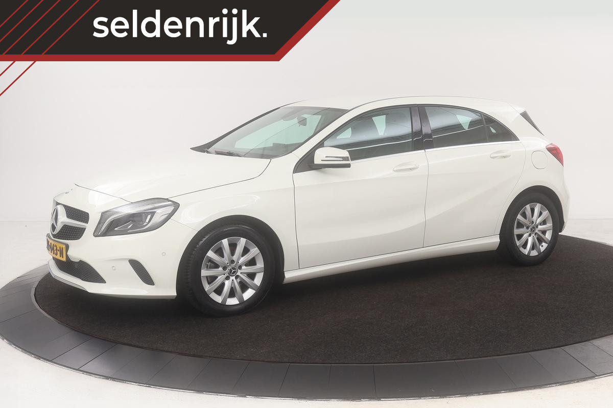 Mercedes-Benz A-Klasse 160 Style | Half leder | Park Assist | Full LED | Navigatie | Cruise control | Bluetooth | Airco