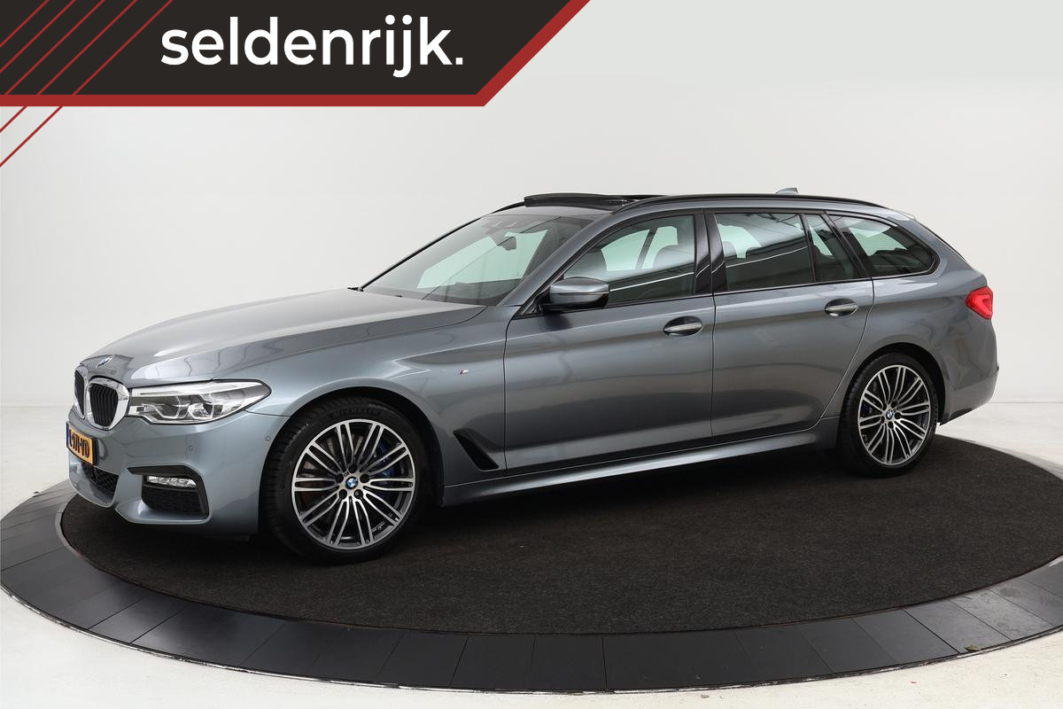 BMW 5 Serie 540i xDrive M-Sport | Panoramadak | Adaptive cruise | Head-Up | Harman/Kardon | Carplay | DAB | Keyless | Navigatie | Full LED | Leder/Alcantara